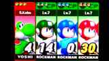 【3DS】任天堂大乱斗3DS 耀西单挑7级电脑洛克人三人队